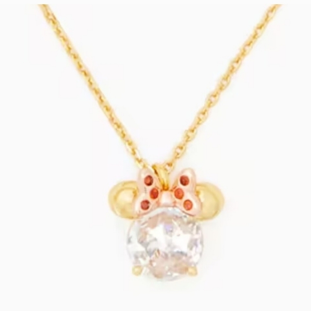 🤍▪️ Kate Spade▪️ x Disney Minnie Pendant Necklace in Clear